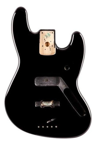 Cuerpo De Bajo Fender Standard Series Jazz, Aliso, Negro