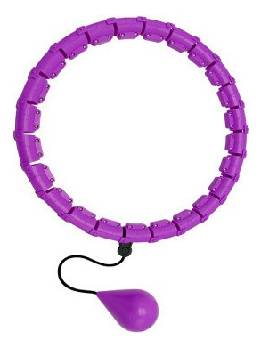Hula Hoop Ajustable Inteligente, 24 Nudos Hula Hoops Fitness