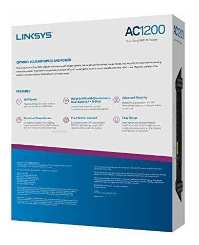 Linksys Wifi Router Dual Band Ac1200 5 Ofrece