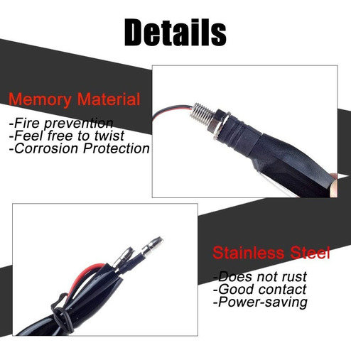 Imagen 3 de 9 de Luces Direccionales Intermitentes De Moto Led Secuencial