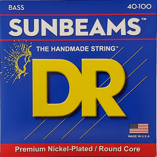 Cuerdas De Bajo Sunbeam - Nquel Redondo 40-100