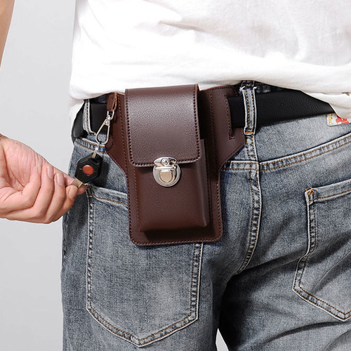Funda De Cuero Para Teléfono Con Clip Para Cinturón: Funda