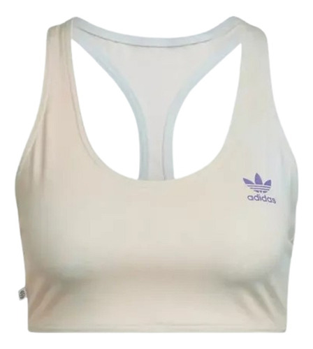 Bra Top Deportivo adidas Mujer All Over Print - Almost Blue