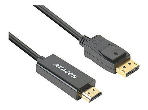 Displayport A Hdmi 6 Pies Cable Chapado En Oro, Puerto De Pa