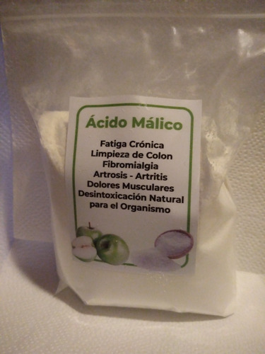 Acido Málico Ups Limpieza De Vesícula 250 Grs.