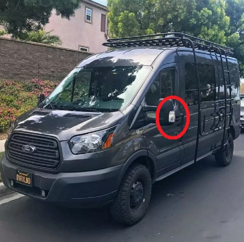 2 Micas Luz Cuartos De Espejo Ford Transit 14 15 16 17 18 19