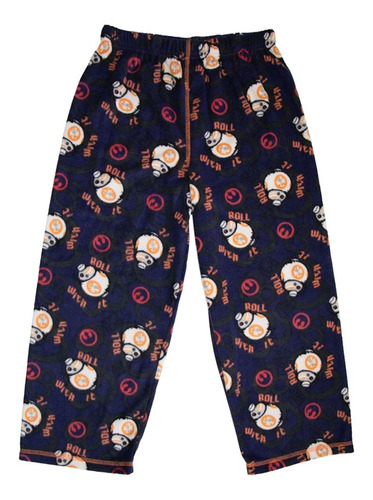 Pijama Para Niño Lego Star Wars Azul Con Naranja