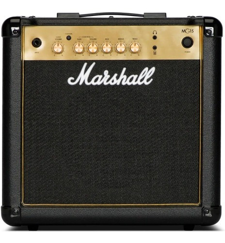 Amplificador Marshall Mg15 Gold Guitarra 15 Watts Distorsion