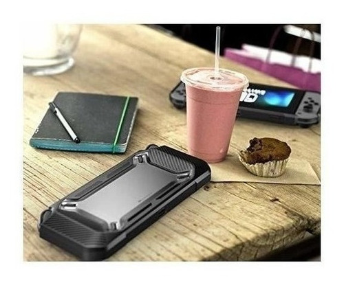 Carcasa Para Nintendo Switch 2017 Resistente Delgado Negro