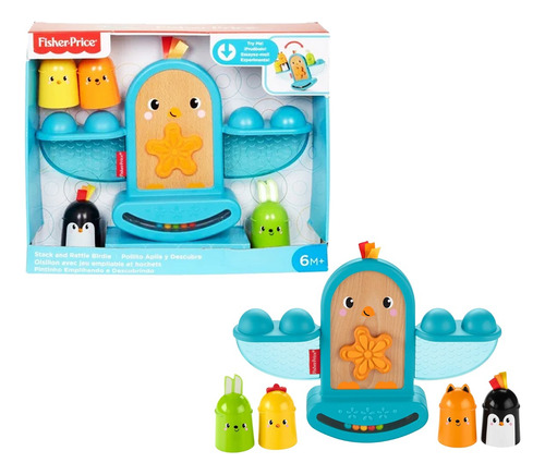 Fisher Price Pollito Apila Y Descubre Estimulación Temprana