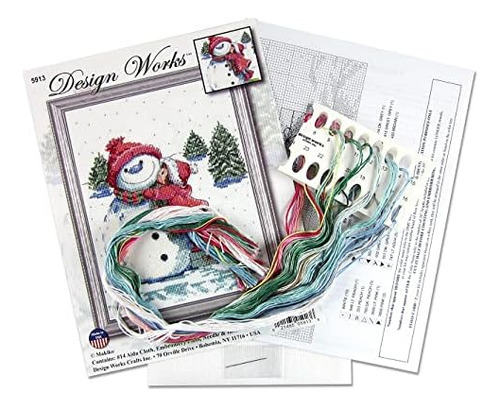 Kit De Punto De Cruz Con Cuentas Red Hat De Works Crafts