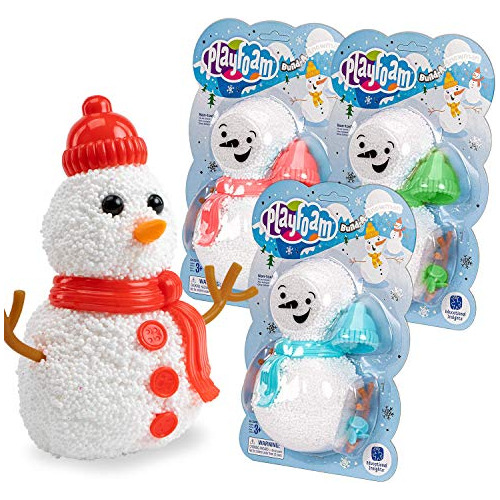 Playfoam Build-a-snowman Toy, Juego De 3, Fidget &amp; ...