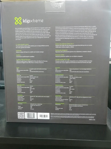 Imagen 7 de 7 de Equipo De Musica Klip Xtreme Kws-616 Bluwave Ii