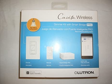 Lutron P-bdgpro-pkg1w - Dimmer Inalámbrico Con Puente Inteli