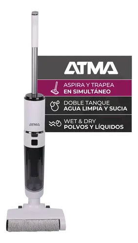 Aspiradora y Trapeadora Inalámbrica Atma Aspira Y Trapea