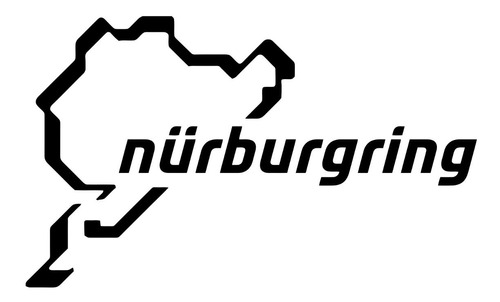 Nurburgring F1 Pegotin Calco Sticker X2