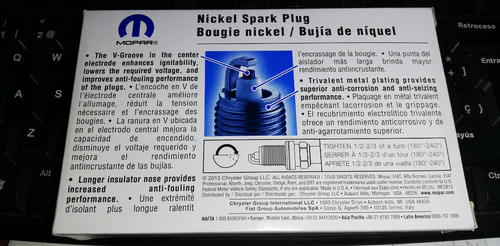 Bujias Cherokke Kk 3.7lib 02-15 Mopar Set De 6 P36
