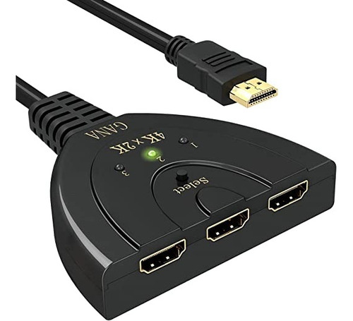 Adaptador 3 Entrada Hdmi Hembra A 1 Hdmi Salida Macho