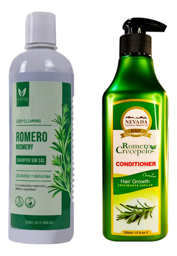 Shampoo Romero 500ml + Acondicionador Romero 520ml