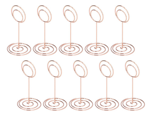 Soporte Para Números De Mesa, 10 Piezas, Proceso De Galvanop
