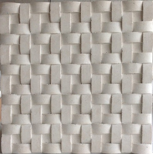 Forma 3d Placa Gesso E Cimento Abs - Trançado 40x40 Xmoldes