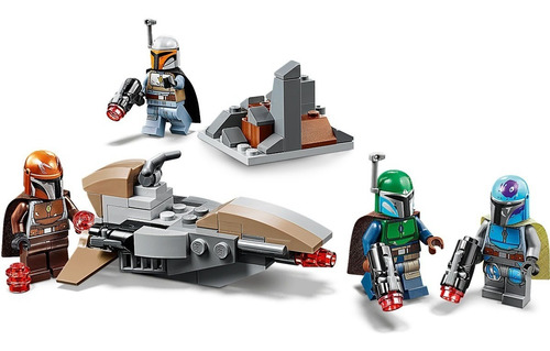 Blocos de montar LegoStar Wars Mandalorian battle pack 102 peças em caixa
