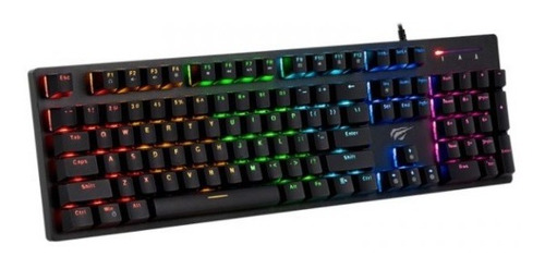 Teclado Gamer Mecanico Español Retroiluminado C/cable Kb858l