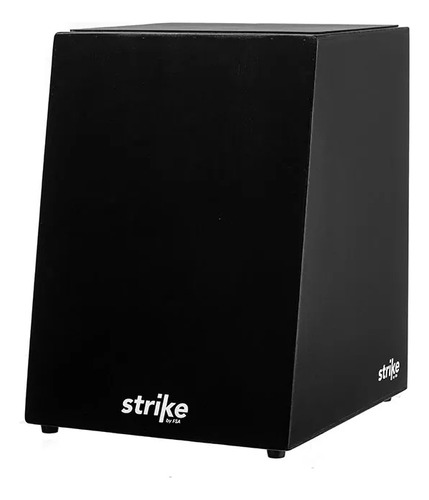 Cajon Fsa Strike Sk1010 New Black Acústico Esteira 12 Fios