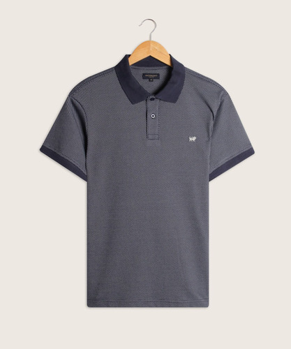 Polo Hombre Patprimo Azul Algodón C/tejido 44111429-51