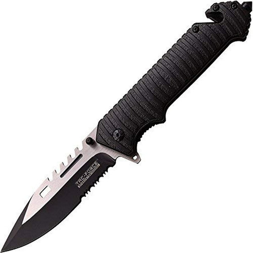 Tac Force Tf-916bk - Cuchillo Plegable Con Resorte De Asiste