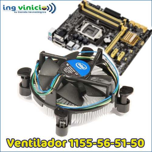 Imagen 2 de 7 de Cooler Ventilador Socket 1156 1155 1150 1151 Intel Original
