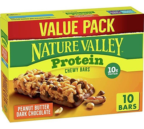 Nature Valley Chewy Granola Bars, Proteína, Manteq.