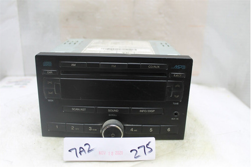 2006 Kia Optra Am Fm Radio Receiver Mp3 Cd Player 968051 Yyf