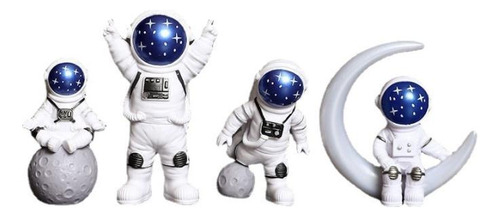 Adornos  Escritorio De Astronauta, Regalos Para Niños, 4pcs