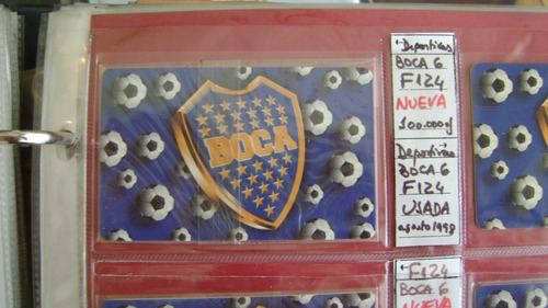 Tarjeta Te Coleccion Telefonica Argentina F124 Boca Juniors1