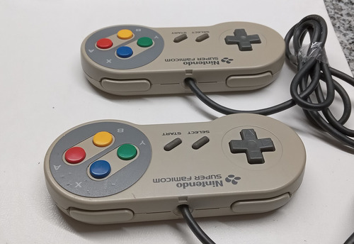 Joysticks Nintendo Controles Super Famicom Snes Gris (Usado)