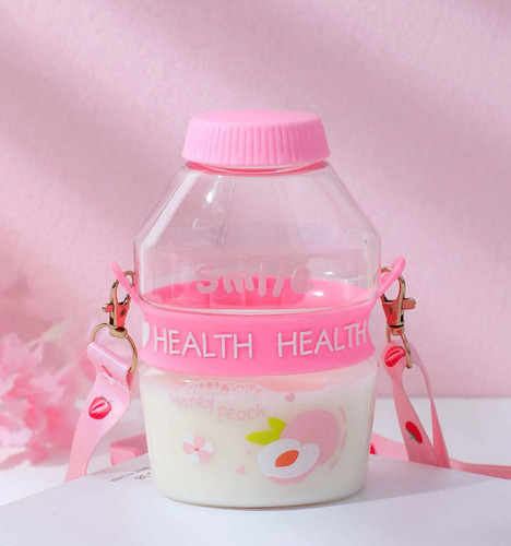 Linda Botella De Agua Bebidas Estilo Bebida Coreana Kawaii