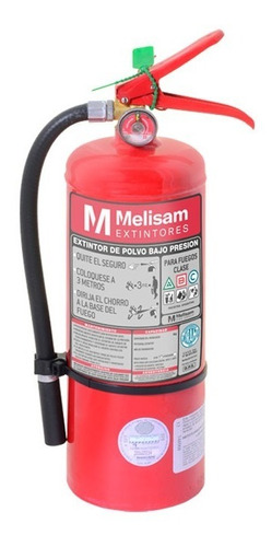 Matafuegos Polvo Abc Melisam 2.5 Kg Sello Iram