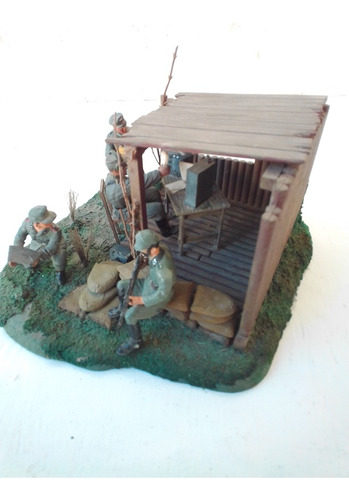 Diorama Escala 1/35 Puesto De Comunicación 