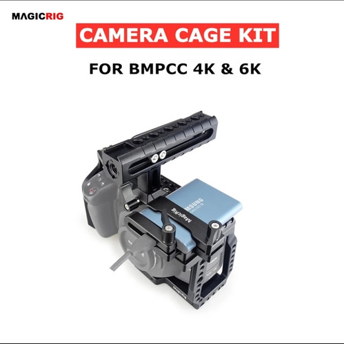 Cage Gaiola Kit Blackmagic 6k / 4k Com Porta Hd