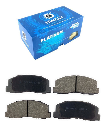 Pastillas De Freno Delantera Mitsubishi Lancer 1.8 86/89