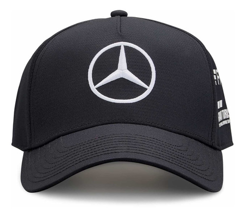 Gorra Mercedes Petronas Lewis Hamilton Negra **2022**