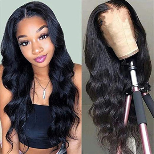 Cabello Largo Y Rizado A Wig Para Mujer, Con Ondulado Median
