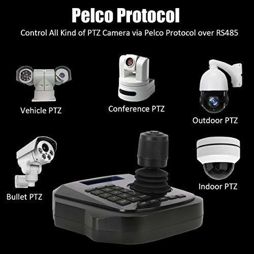 Rs485 Serial Joystick Ptz 4d Cctv Control Teclado Para Lcd