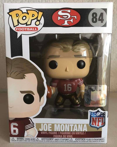 Funko Pop Joe Montana Nfl San Francisco 49s Leyenda