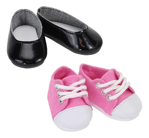 Pink and black flats deals