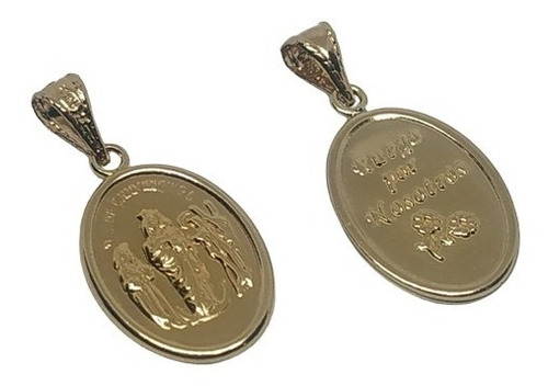 Dije Medalla Virgen De Chiquinquira Oro  Lamin Joya 00056