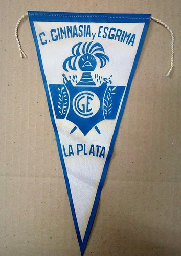 Banderin Club Atletico Gimnasia Y Esgrima La Plata Decada 70 | MercadoLibre