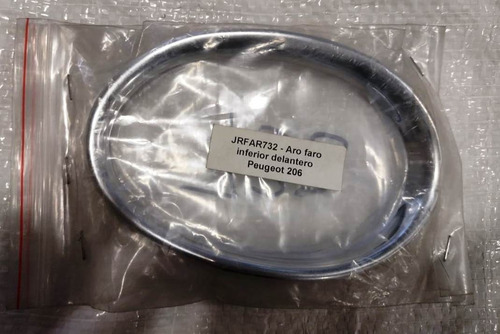 Dib Jrfar732 Cubre Aro Faro Delantero Cromado Peugeot 206