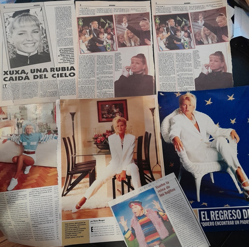 Lote 25 Recortes De Xuxa 